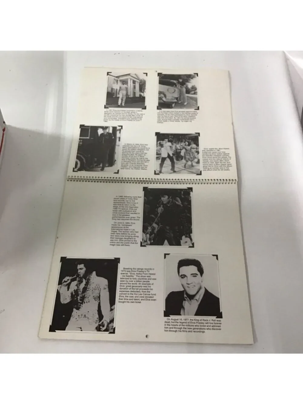 Vintage 1991 Cleo Elvis Presley Calendar